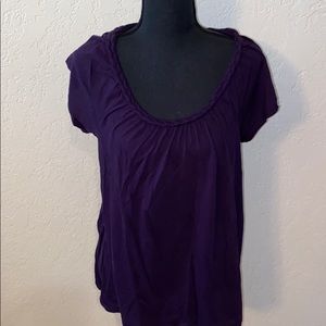 Gap purple braid top
